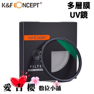 【K&F Concept】82mm SCHOTT 超薄多層膜UV鏡 KF01.031