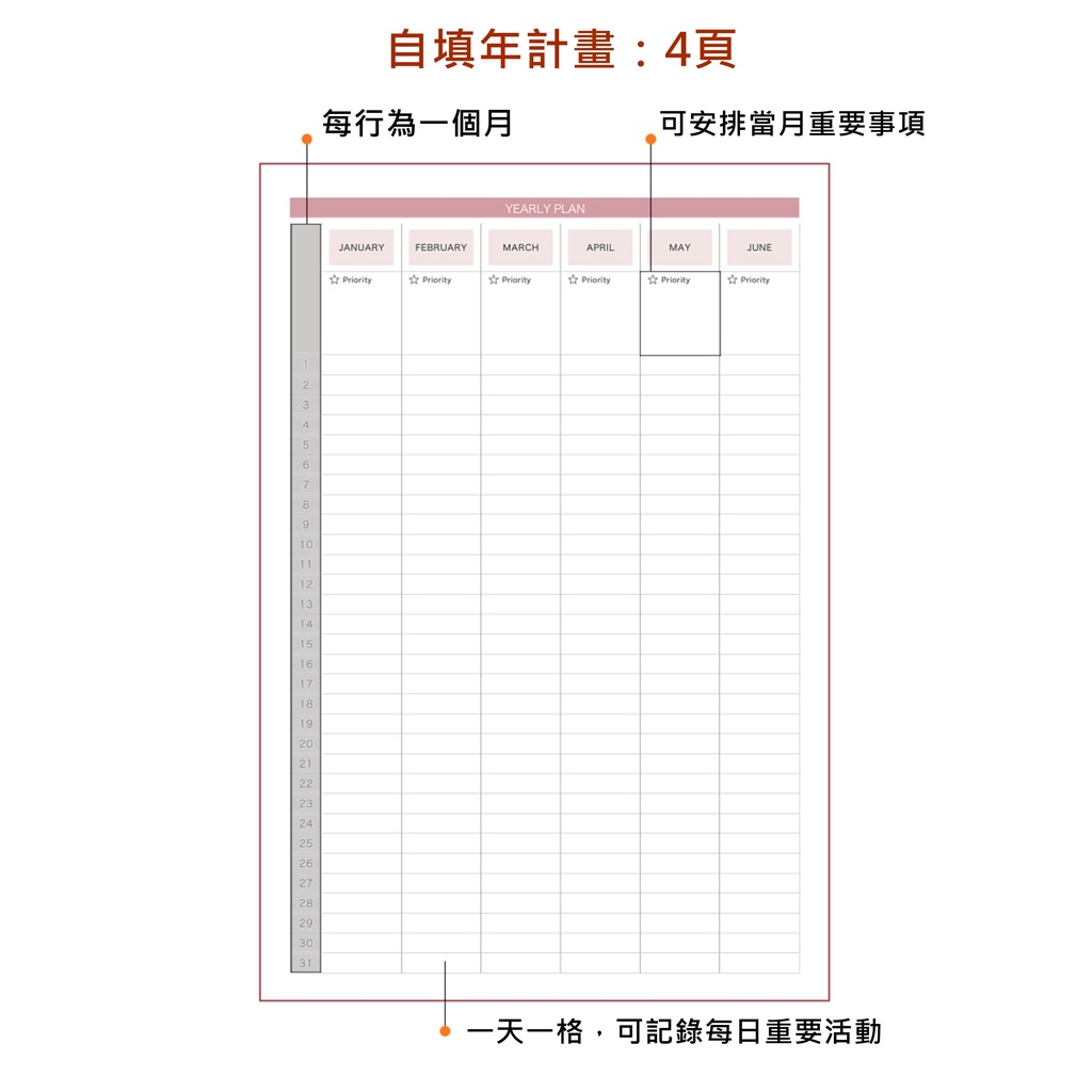 預購a5手帳本無時效直式時間軸周計畫手帳本無時效自填手帳直式時間軸定頁手帳方格本日期自填萬用手冊