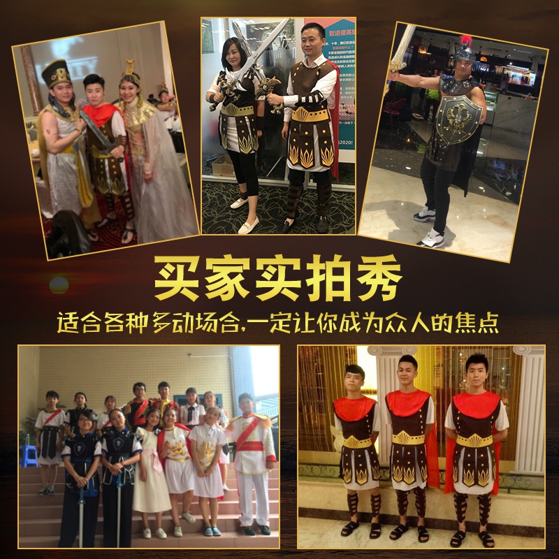 萬圣節古羅馬武士服希臘凱撒成人男女cosplay演出斯巴達武士服裝 蝦皮購物