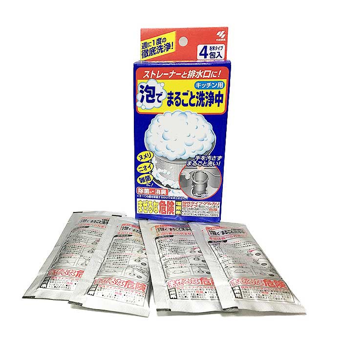 現貨 日本製小林製藥 排水口濾網強力清潔發泡粉30g 廚房排水口清潔居家清潔主婦必備 蝦皮購物