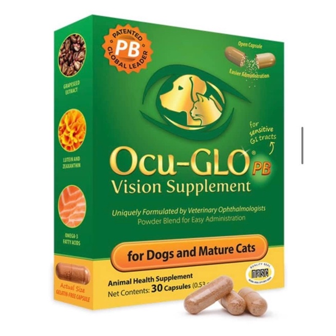 美國ocu-glo大型犬/小型犬膠囊(90顆） | 蝦皮購物