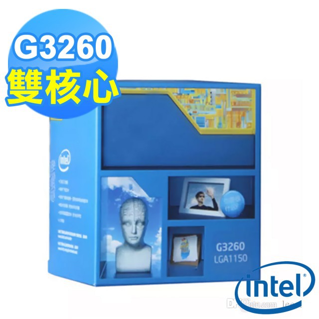 現貨-*-全新未拆封* Intel Pentium G3260 處理器(盒裝) LGA1150 /3.3Ghz