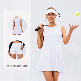 專業 網球 運動 連衣裙 速幹 透氣 高爾夫 羽毛球 跑步 連體 套裝裙
