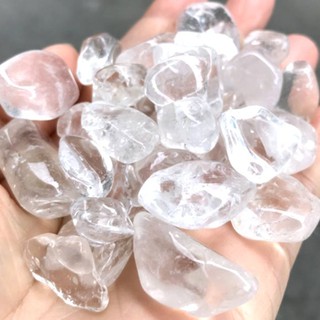 『金喜晶』天然白水晶碎石.滾石 1000公克=1公斤裝 大顆粒