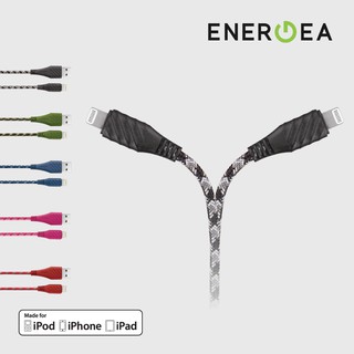 【ENERGEA】超強編織耐彎折快速充電線(NyloXtreme/1.5M)｜Lightning to USB-A快充線