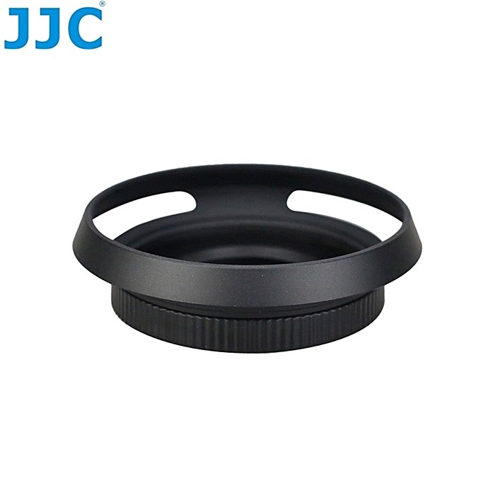 我愛買#JJC黑色Olympus自動鏡頭蓋含遮光罩MZD 14-42mm 1:3.5-5.6 EZ LC-37C自動蓋
