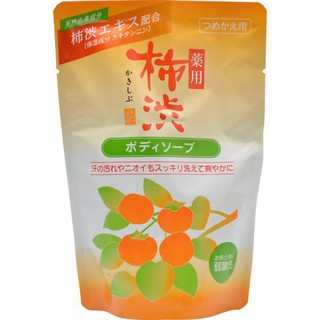 日本 熊野油脂 KUMANO 柿澀沐浴乳 補充包 4513574016545 遨遊飛翔