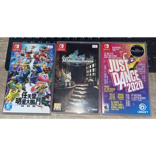 二手SWITCH遊戲片☆任天堂明星大亂鬥 童話森林 Just dance2020