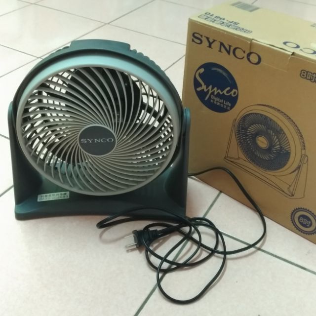 SYNCO 8吋渦流循環扇   小電風扇  SF-0810