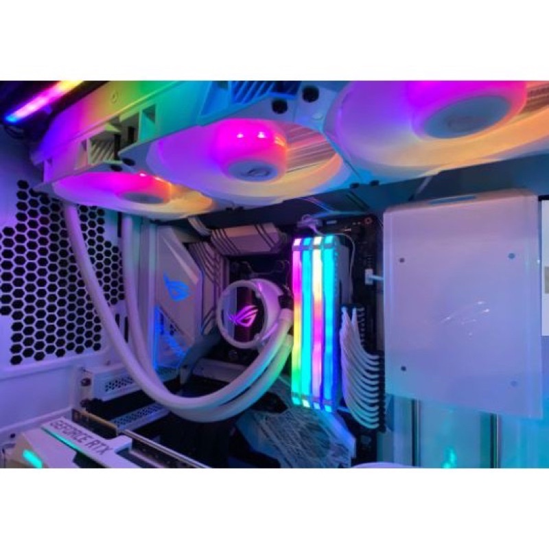 ASUS 華碩 ROG STRIX LC 360 RGB White白龍水冷散熱器