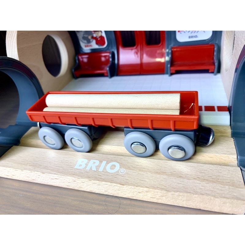🚂直人嚴選🚂 德國Playtive木材運輸車廂 相容IKEA BRIO Hape軌道（木製軌道火車賣場）