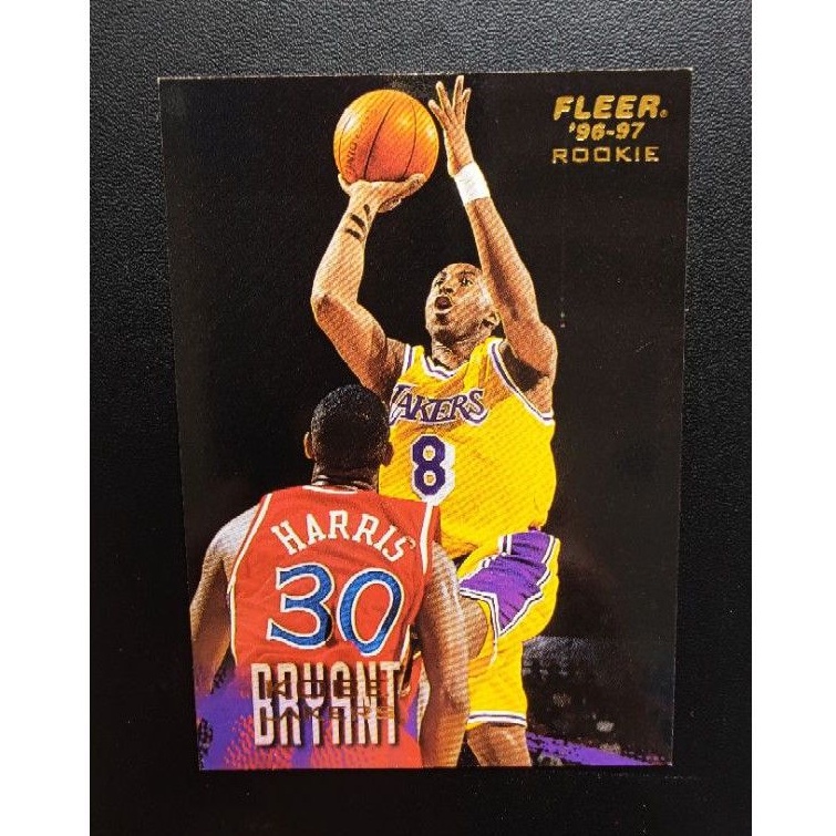 3 新人卡 科比 老大 1996-97 Fleer KOBE BRYANT Lakers Rookie #203 Rc