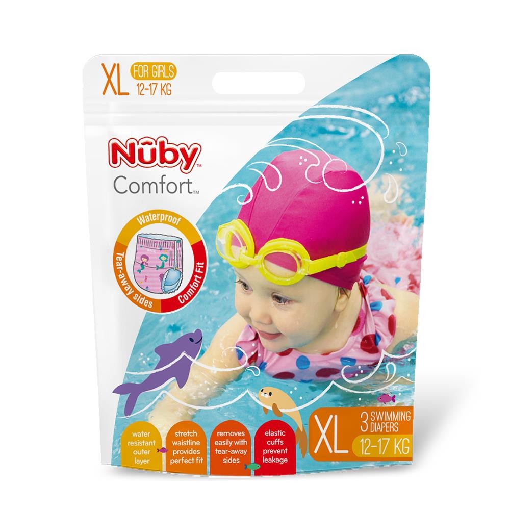 Nuby 游泳尿布-女 (XL)