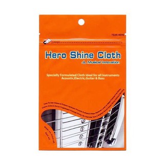 Hero Shine Cloth 電吉他/ Bass 電貝斯琴衍/金屬零件亮光擦布新包裝重新登臺 [唐尼樂器]