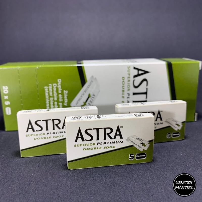 俄羅斯Astra Superior Platinum 刮鬍刀片 一盒5片裝 極致白金版