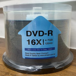 Unique DVD-R 4.7GB 16X 可燒錄光碟 50片桶裝 空白光碟 燒錄光碟 燒錄片 光碟片 空白片 台灣製