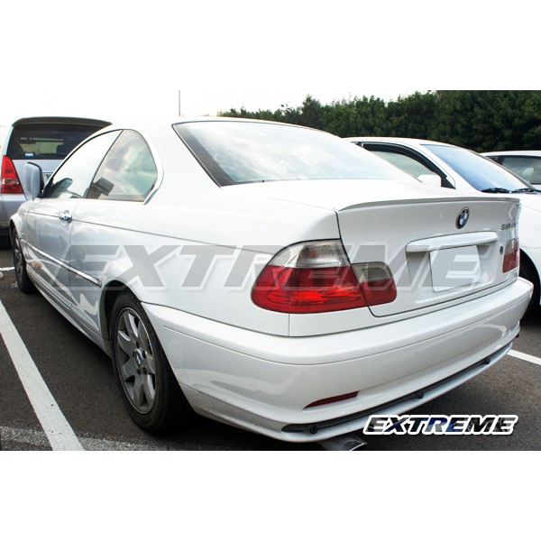 BMW E46 雙門/四門/敞篷 1999-2006專用 SK款 PVC軟式尾翼 鴨尾 壓尾 小尾翼 汽車鴨尾 改裝尾翼