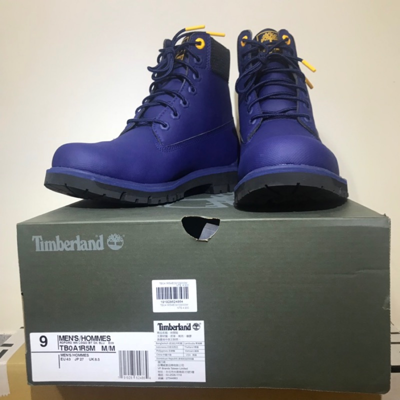 《全新》Timberland 男款靛藍色 Radford 6吋靴