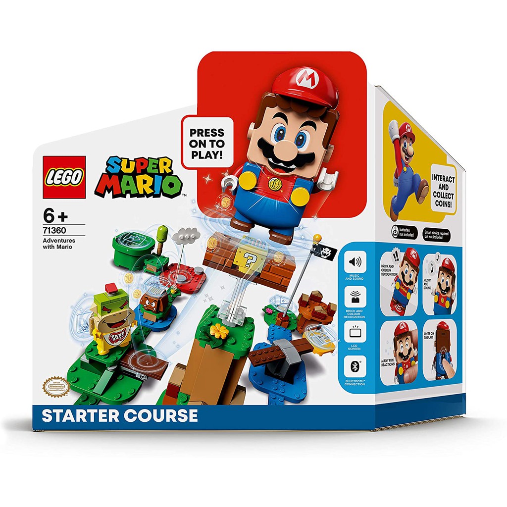 台灣現貨 Lego 71360 Super Mario 樂高超級瑪利歐冒險主機 蝦皮購物