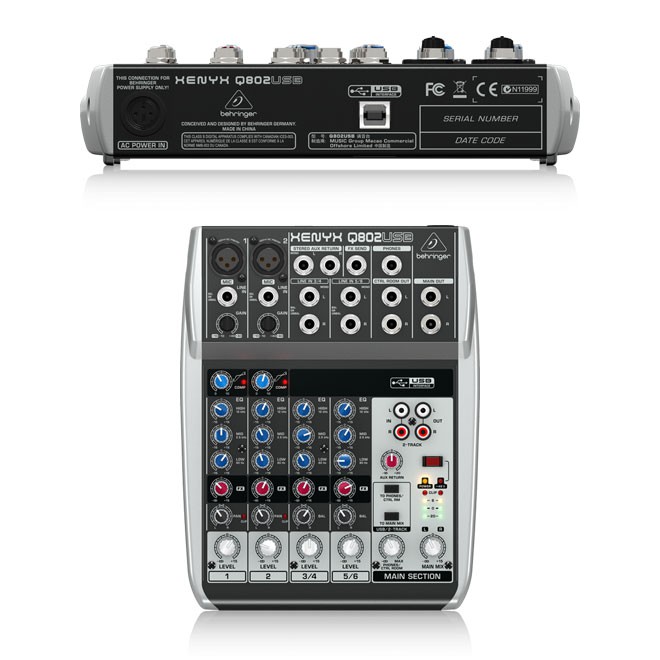 Behringer Q802 usb 混音 Mixer 直播 開台 樂團 主唱 活動 蝦皮購物