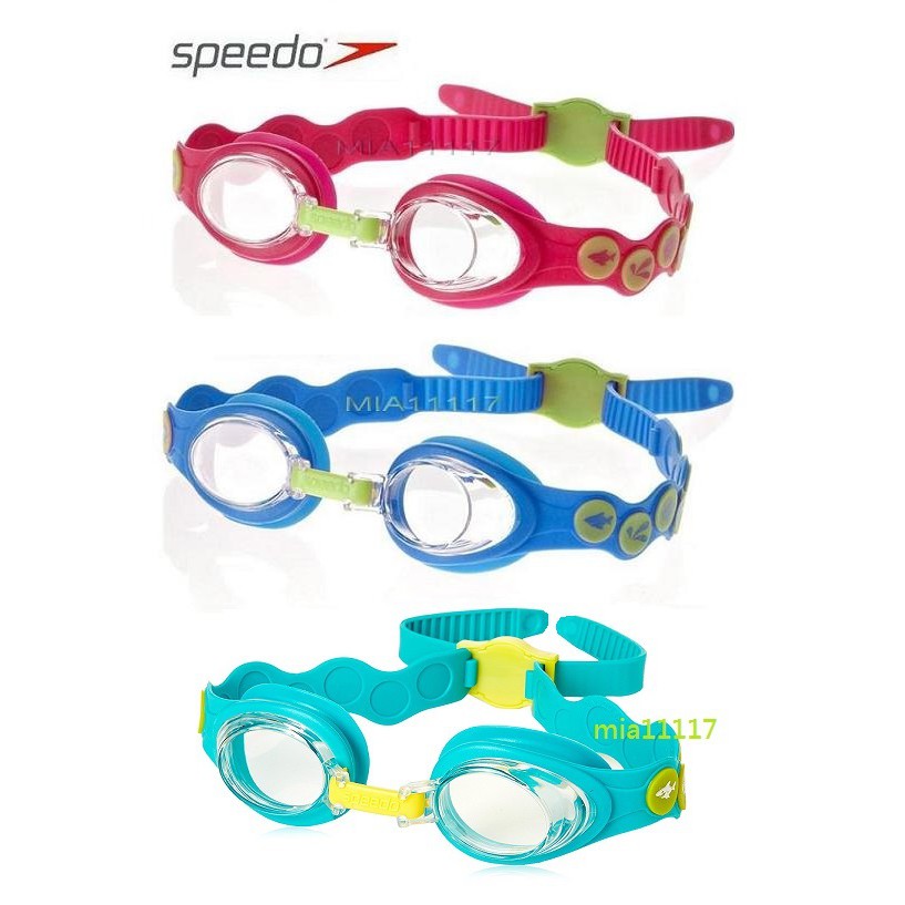 現貨 speedo 兒童泳鏡 2~6歲適用 防霧抗UV 簡易調節紐 SEA SQUAD