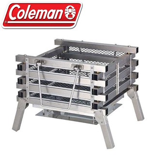 【Coleman 美國 不鏽鋼焚火臺】CM-23233/露營炊具/烤肉架/荷蘭鍋置放架/悠遊山水