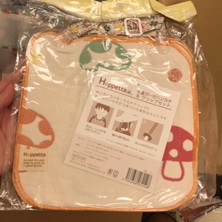 日本 Hoppetta 六層紗蘑菇手帕夾組
