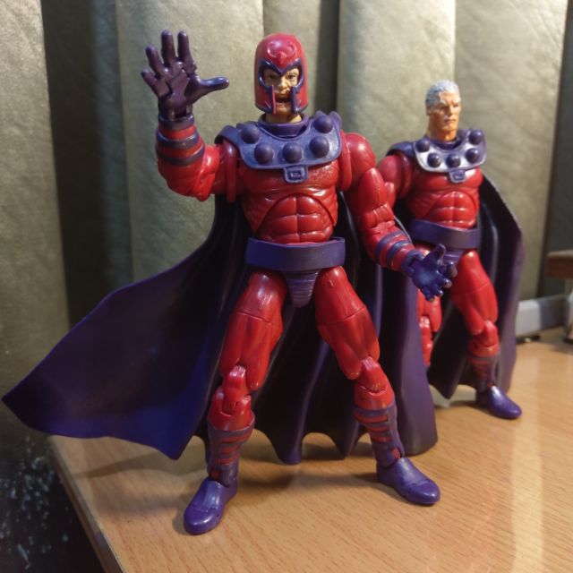 Toybiz Marvel Legends X-Men Magneto 兩隻萬磁王 張口別版  壞損普通版