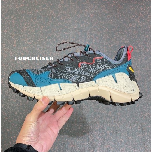[ 限時優惠 ] REEBOK ZIG KINETICA II EDGE 男鞋 越野 休閒鞋 戶外休閒鞋 H00115