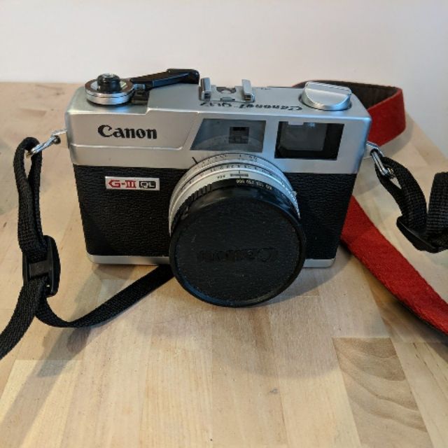 Canon 底片相機 Canonet QL17 GIII （日本製）附背帶 底片