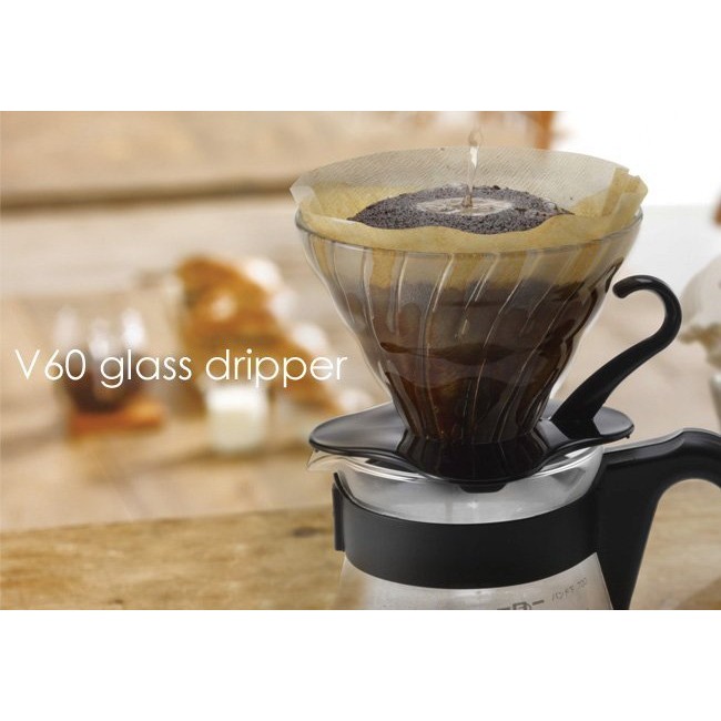 Hario VDG-02 玻璃 濾杯  V60 黑/白/紅色 VDG02☕咖啡雜貨︱OOOH COFFEE