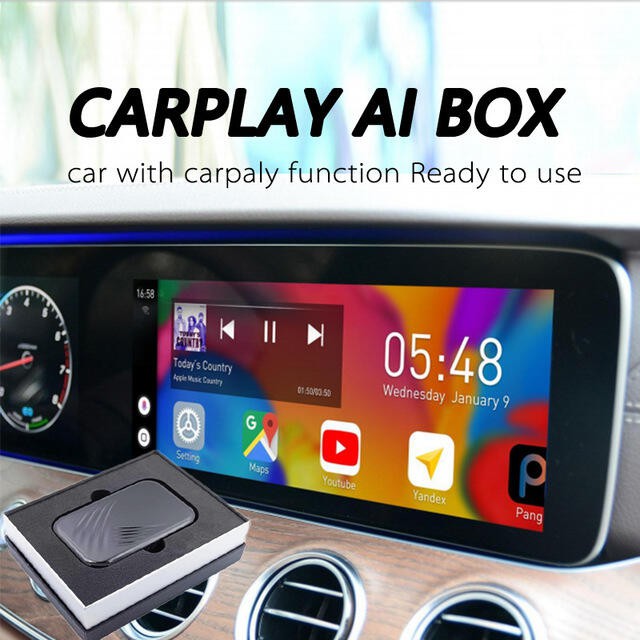 台灣出貨+免運* Carplay轉安卓 繁體中文 4+32+5 安卓 免拆/免破線 AIBOX CP600(已開箱)