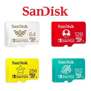 SanDisk 任天堂 Switch 專用 記憶卡 V30 U3 C10 A1 100MB/s 限定塗裝款 原廠公司貨