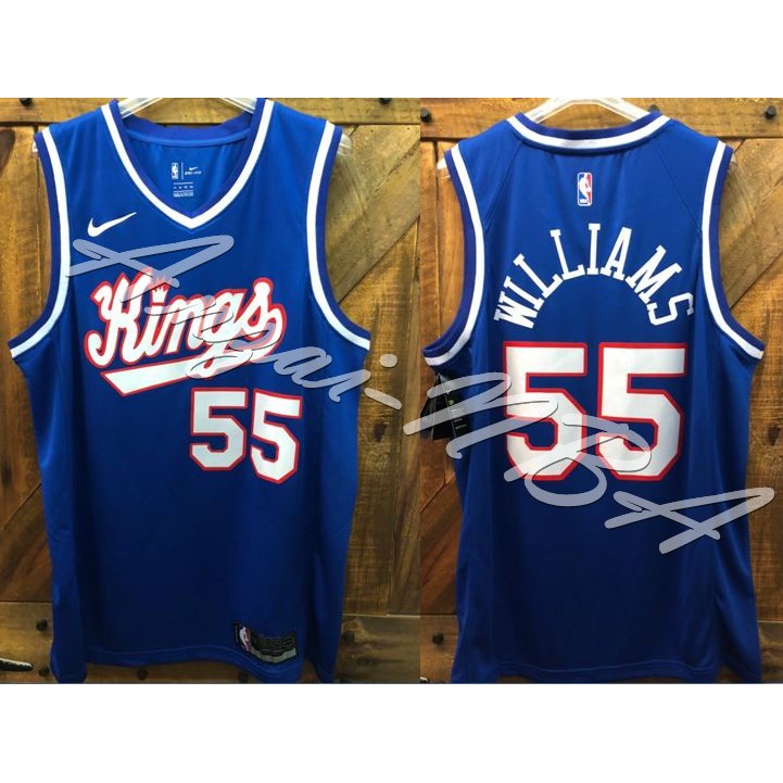 Anzai-NBA球衣 20年賽季 Sacramento Kings國王隊 Williams 55號復古球衣-全隊都有