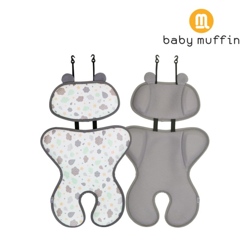 Baby muffin 推車汽座兩用涼墊(棉花糖) 透氣 座墊