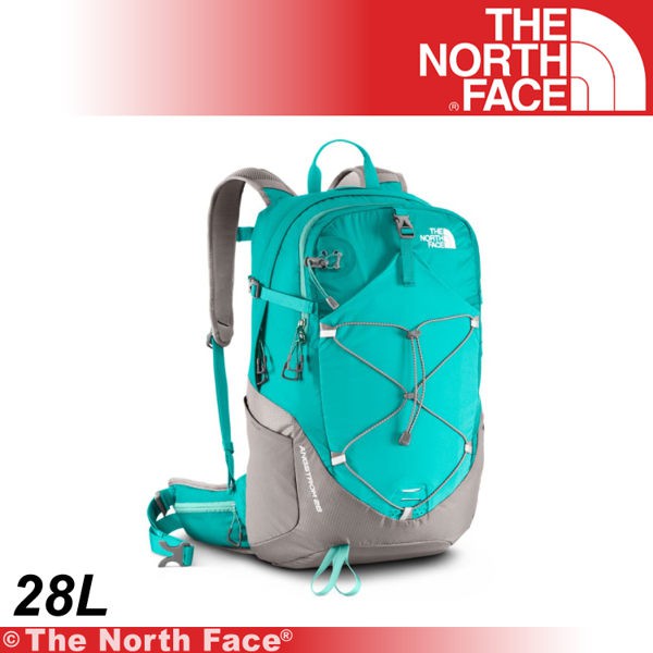 The North Face 女 28L 輕量專業登山背包《翠綠/銀灰》A3SP-L3C/登山包/多口袋/後背/悠遊山水