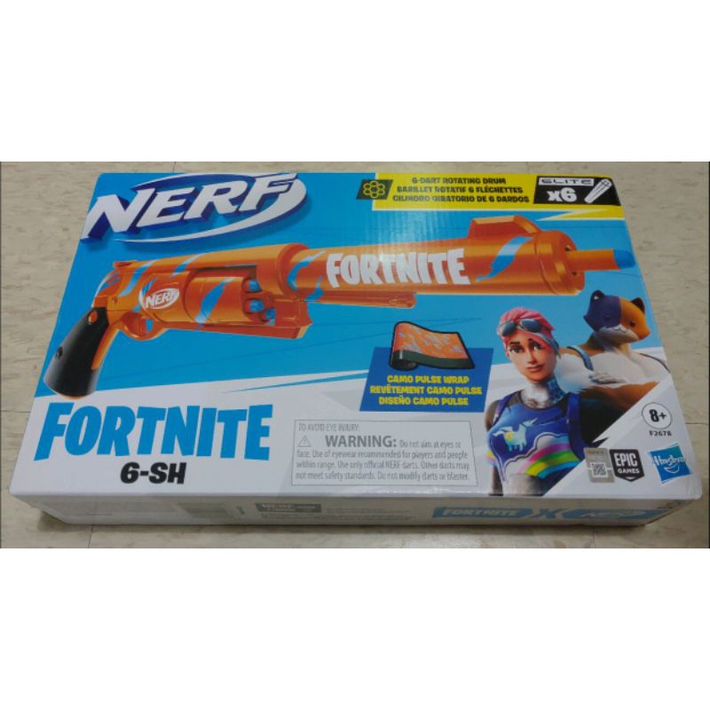 NERF Fortnite 6-SH 要塞英雄 泡棉軟彈玩具槍(彩盒現貨)