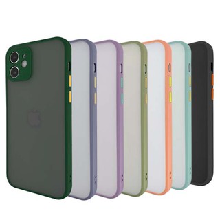 iPhone12 保護殼 手機殼 霧面殼 矽膠軟邊 霧面多色透明