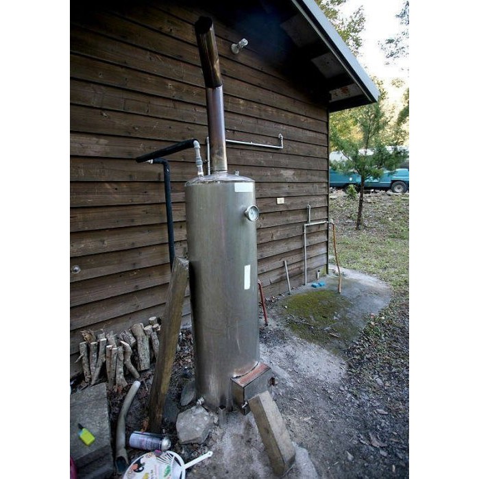 金來買生活館 柴爐50加侖材爐燒材熱水器不銹鋼燒柴熱水爐 直徑47 132cm 蝦皮購物