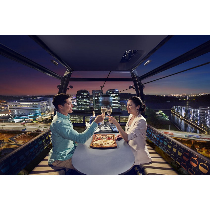 【30分鐘內出票】新加坡纜車空中晚餐電子票【雙人套餐】 Cable Car Sky Dining-Stardust