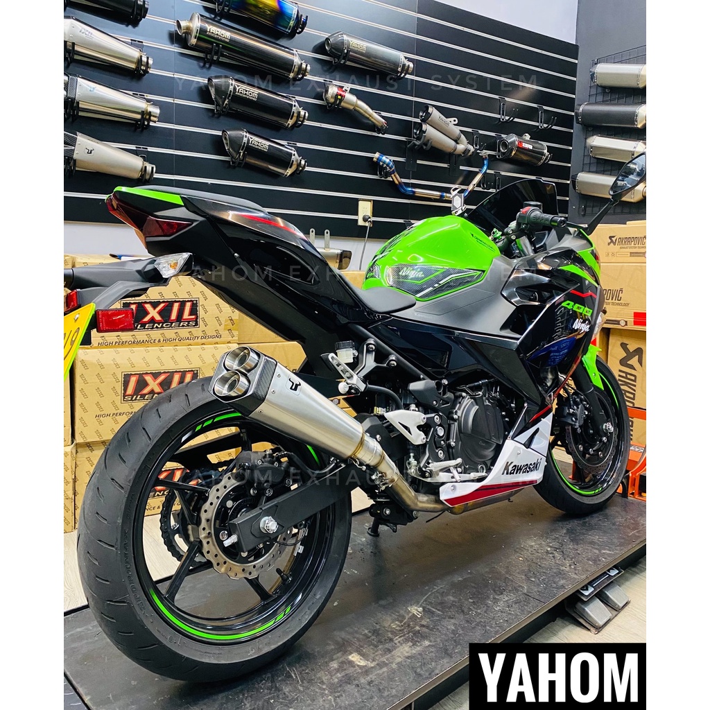 A&amp;C 現貨 Kawasaki 川崎 忍400 ninja400 z400 西班牙IXRACE M9S 直上尾段 排氣管