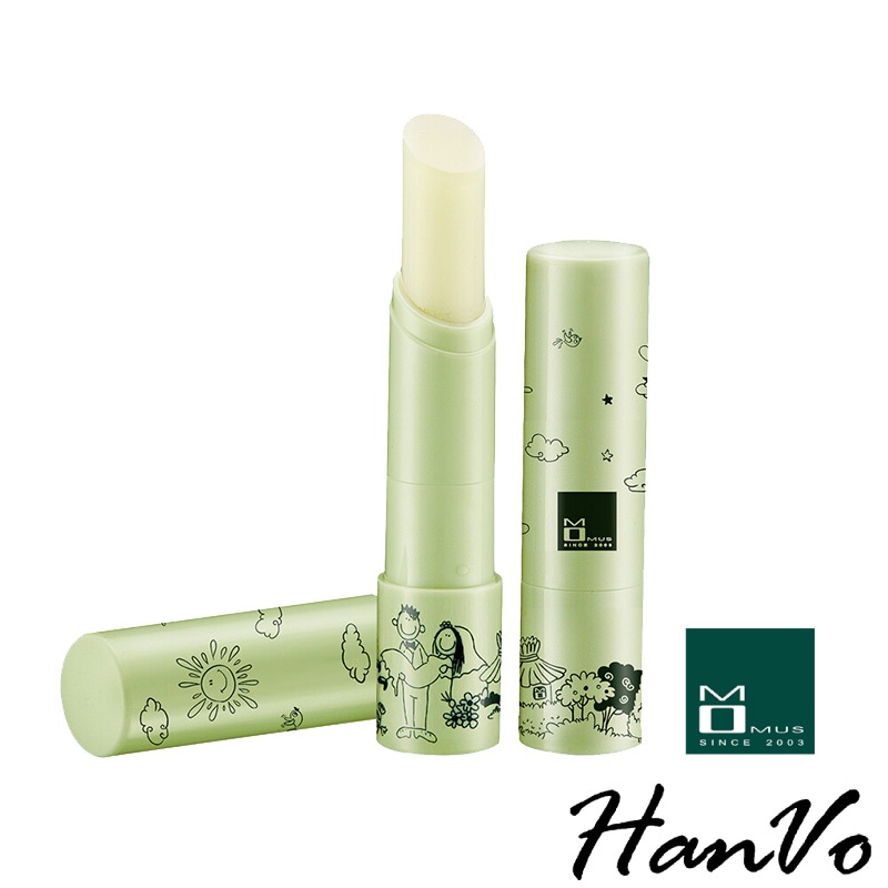 【HanVo】MOMUS綠茶潤唇修護素+Plus 護唇膏 現貨 潤唇膏 唇部保養 美妝保養 A1028