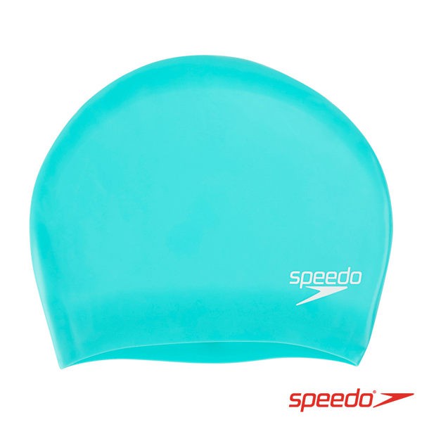 (E5) SPEEDO 成人長髮用矽膠泳帽 長髮用泳帽 成人泳帽 Long Hair SD806168B961 薄荷藍
