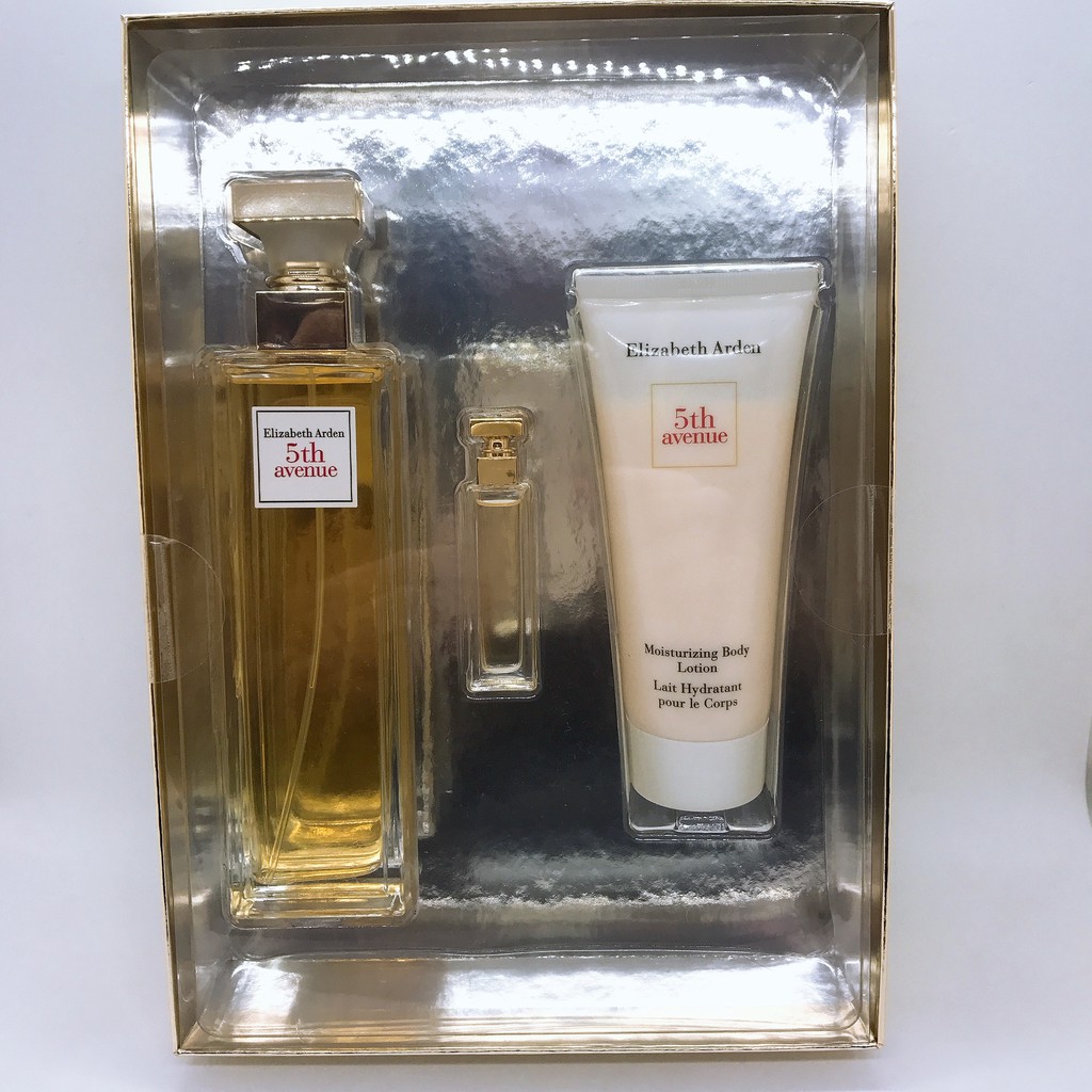 Elizabeth Arden 5th Avenue 雅頓第五大道女性淡香精125ML+7.5ML+100ML身體乳液