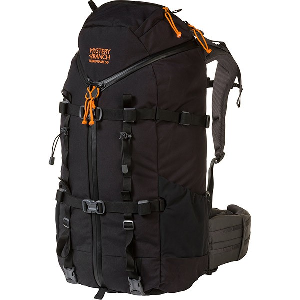 Mystery Ranch 神秘牧場 神秘農場 TERRAFRAME 50L 可擴充登山包 黑M 61246 綠野山房