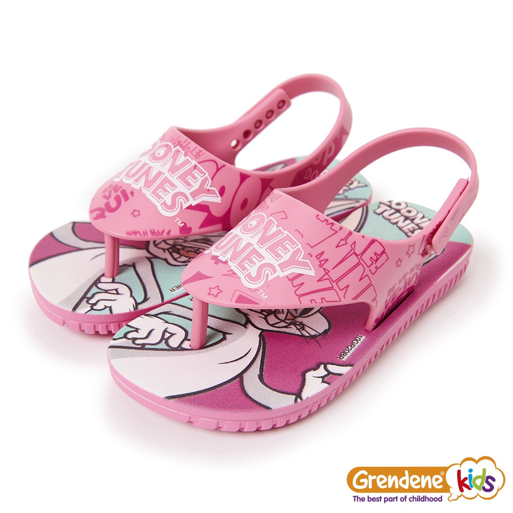 Grendene-KIDS 華納人氣兔巴哥小童涼鞋-粉紅