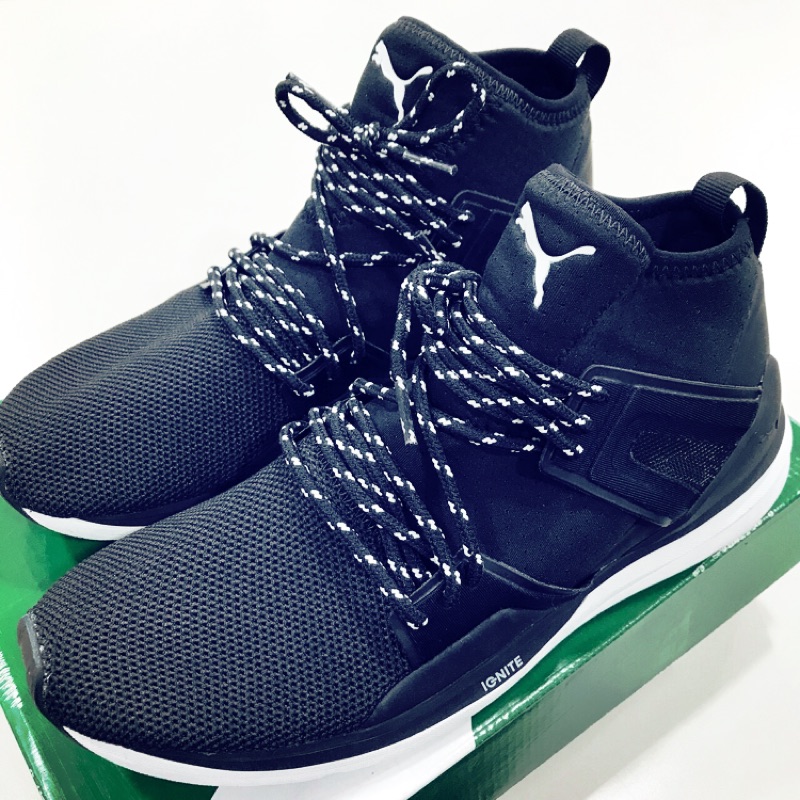 標題： Puma BOG IGNITE 武士黑 襪套鞋 休閒鞋 運動鞋 二手正品$1,280