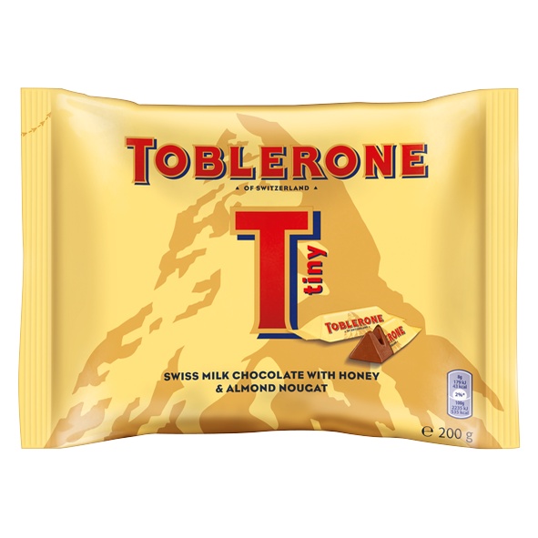 【台灣現貨 即期品出清】瑞士三角巧克力 Toblerone 瑞士三角迷你牛奶巧克力分享包 200g 迷你巧克力