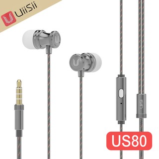 【UiiSii US80 N°5香水線材入耳式線控耳機】-太空灰