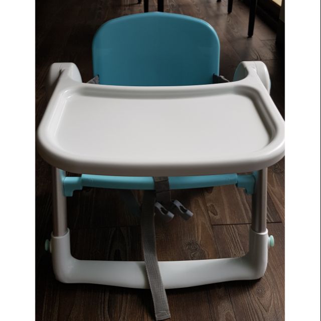 二手 Apramo Flippa 便攜式兒童餐椅 馬卡龍綠